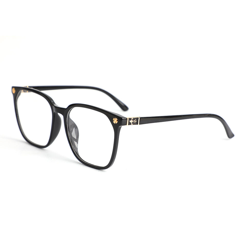 Belinda Quadratische Schwarze Brille