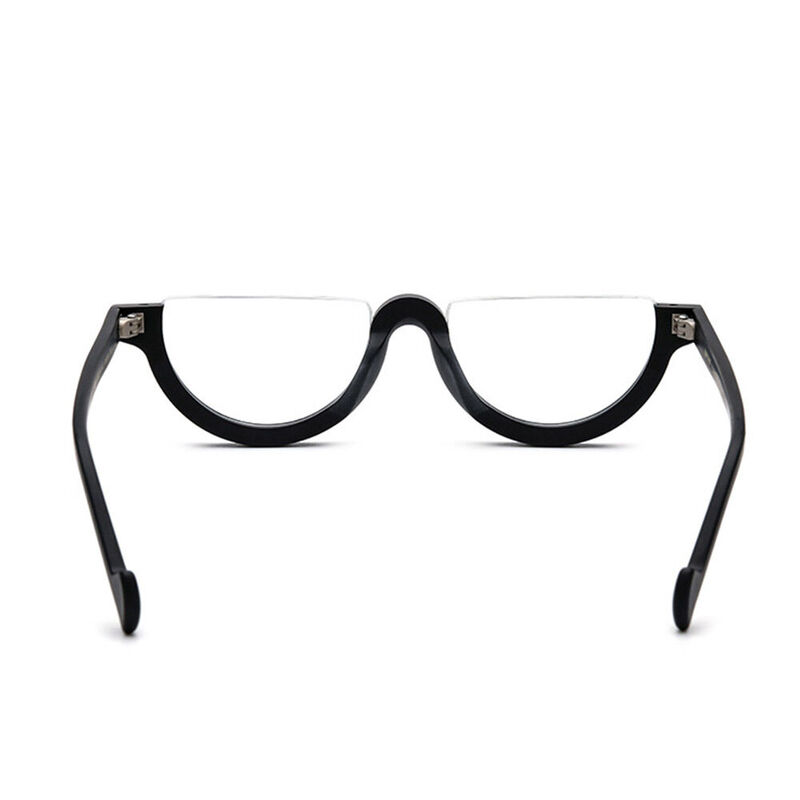 Yvetta Oval Black Glasses