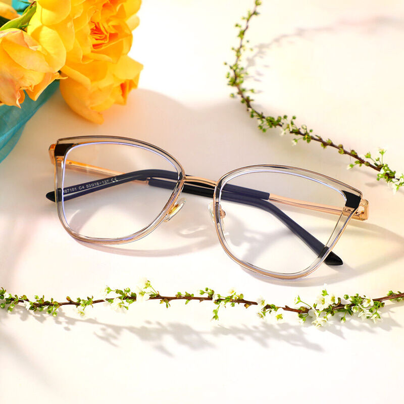 Occhiali da Vista  Bowen Cat Eye Grigio