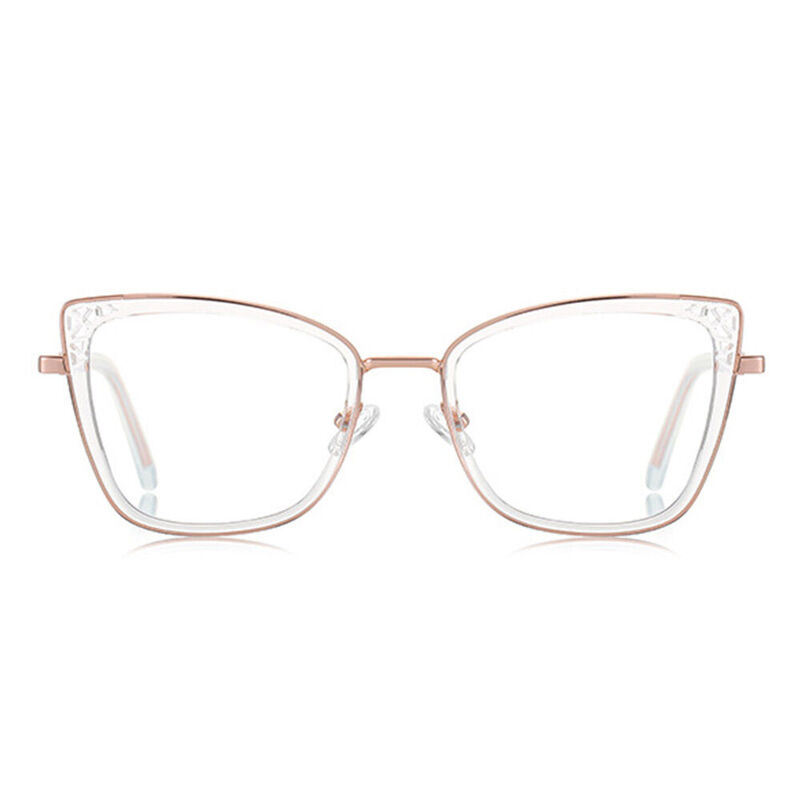 Occhiali da Vista Viola Cat Eye Chiaro