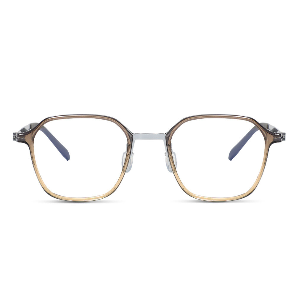 Lunettes de Vue Coli Géométrique Champagne