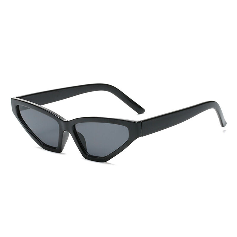 Beryl Cat Eye Black Sunglasses