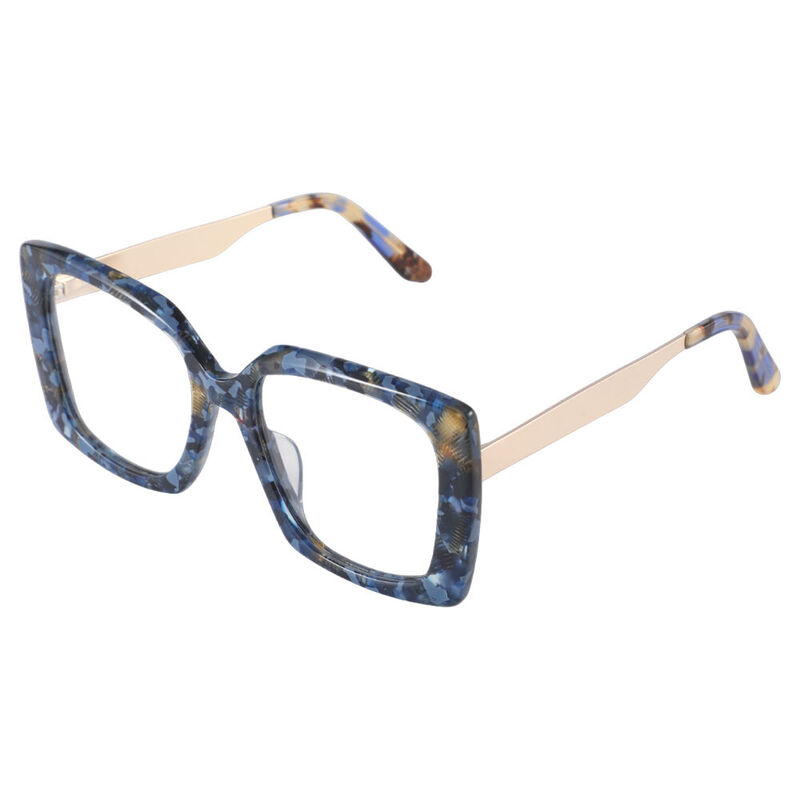 Vera Cat Eye Blue Glasses