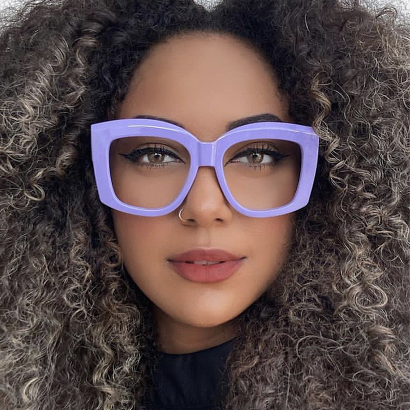 Baro Oval Purple Glasses