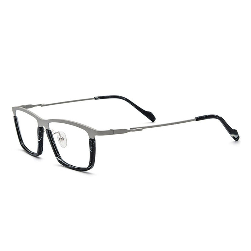 Burnal Rectangle Gray Glasses