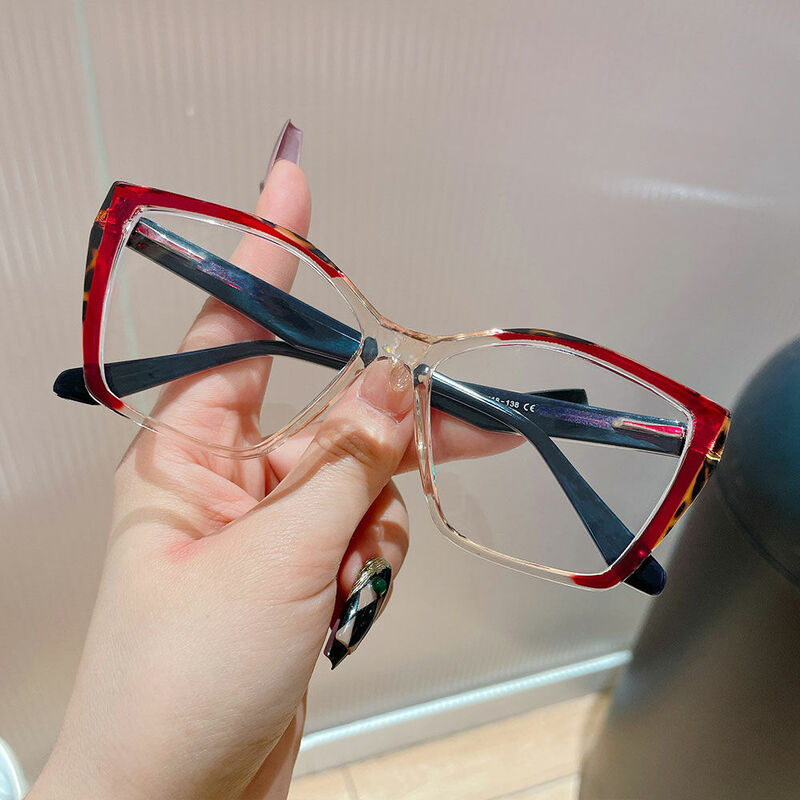 Whitehea Cat Eye Red Glasses