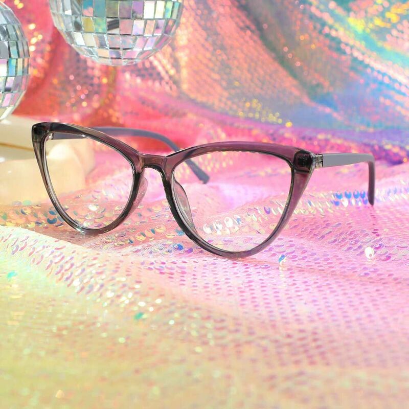 Agatha Cat Eye Graue Brille