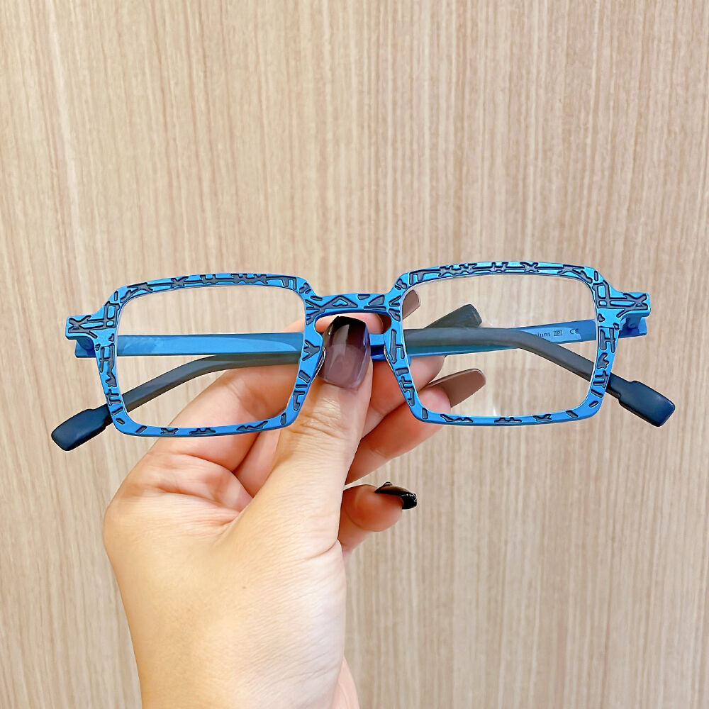 Fanny Quadratische Mehrfarbige Brille