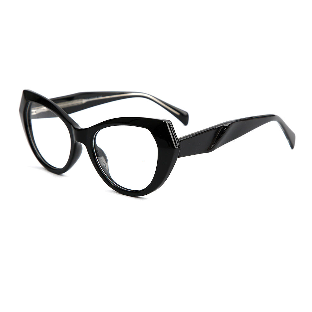 Hermosa Cat Eye Schwarze Brille