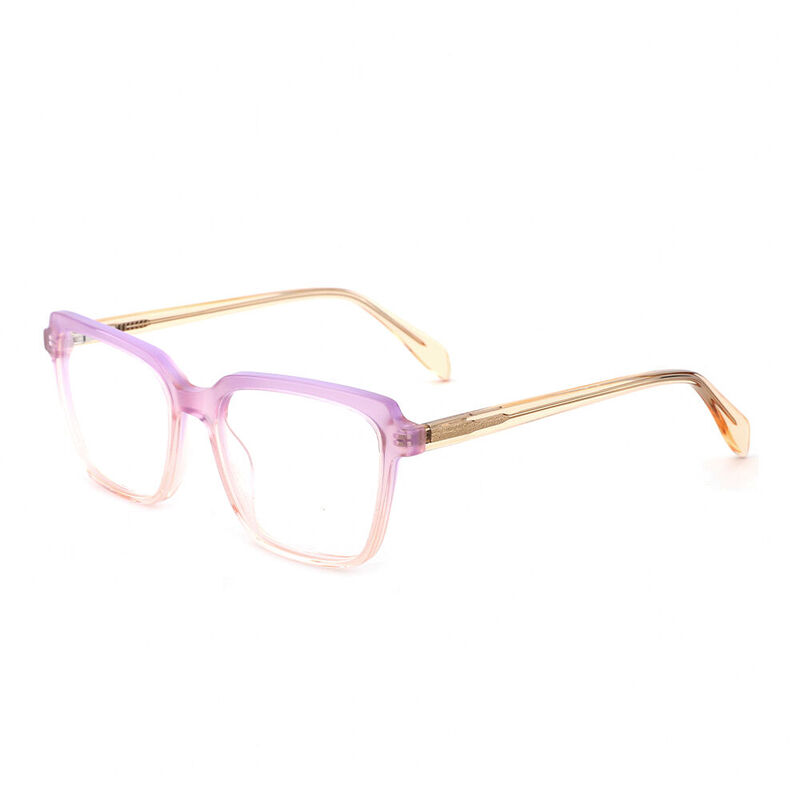 Daydream Rectangle Pink Glasses