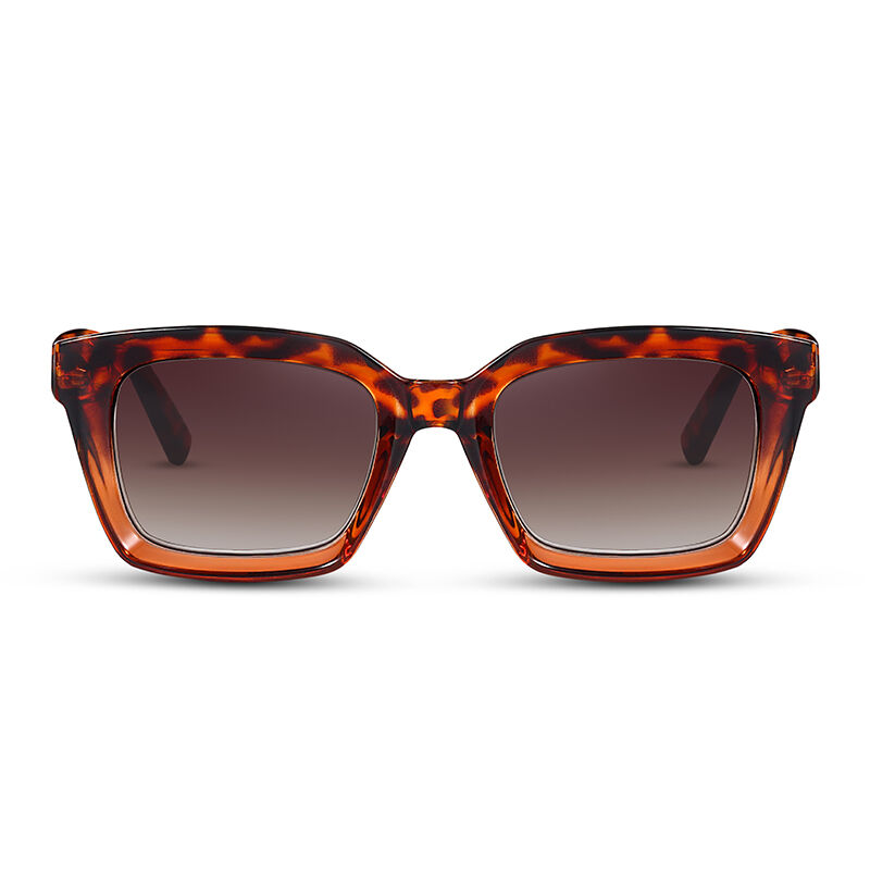 Sea Dream Rectangle Tortoise/Brown Sunglasses