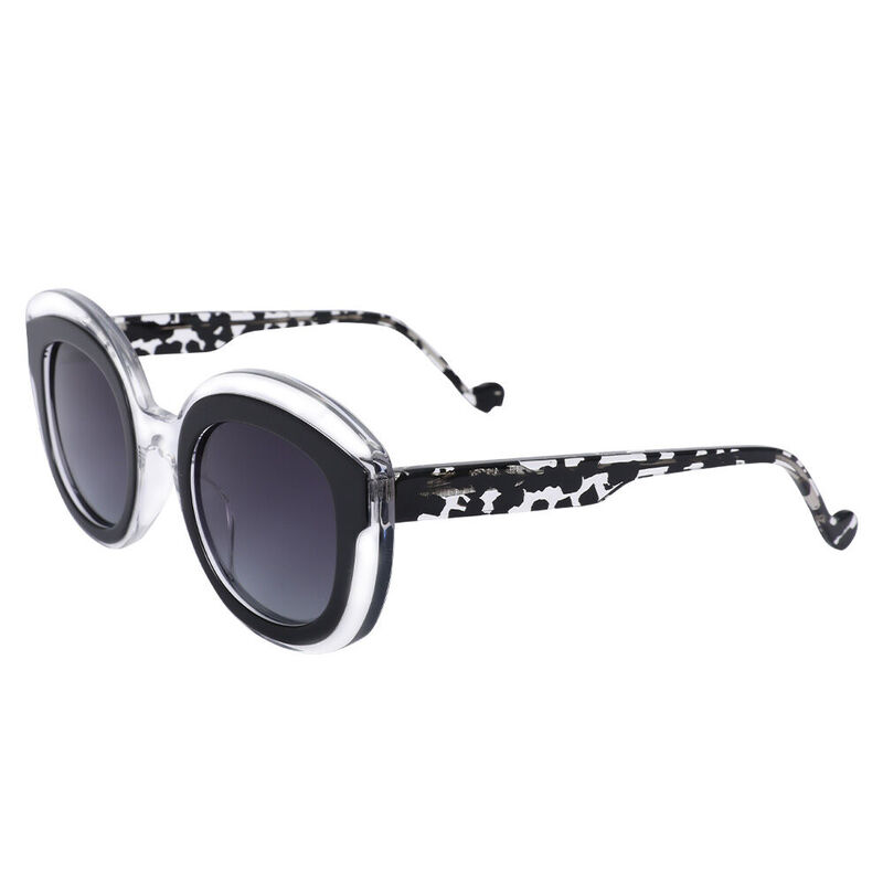 Dolores Cat Eye Schwarze Sonnenbrille