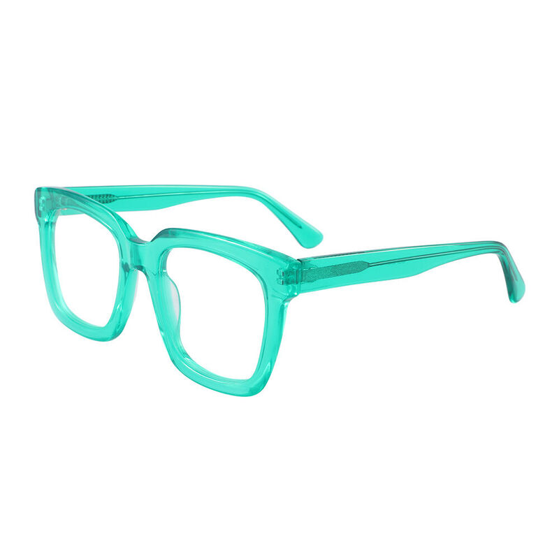 Clark Square Green Glasses