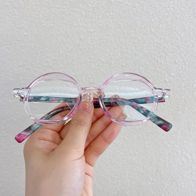 Yerk Round Pink Glasses