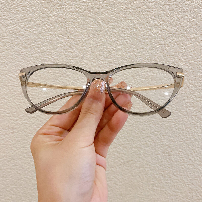 Merree Cat Eye Gray Glasses