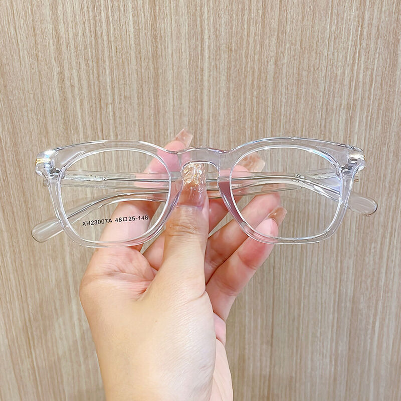 Euphemie Square Clear Glasses