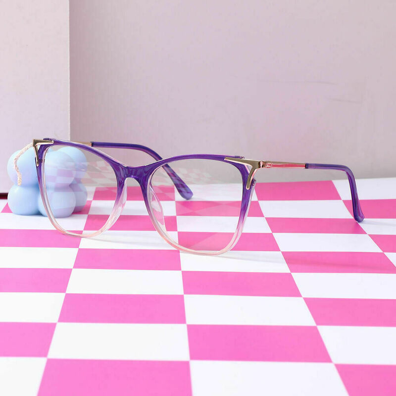 Jeromee Cat Eye Lila Brille