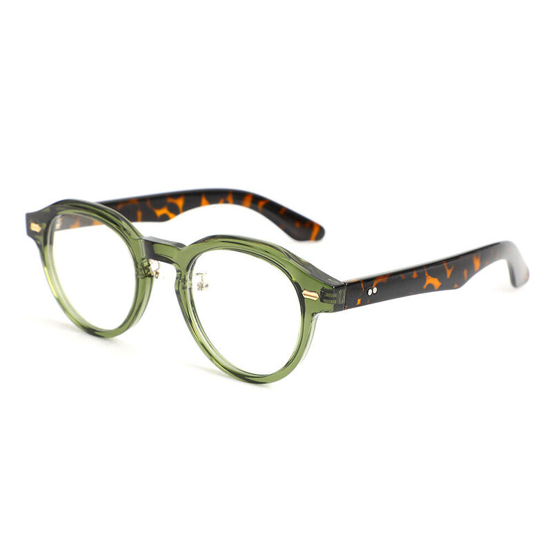 Frederic Runde Grüne Brille