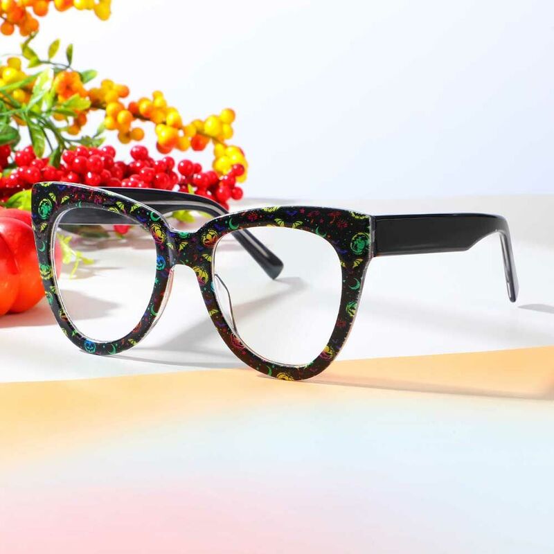 Eileen Cat Eye Grüne Brille