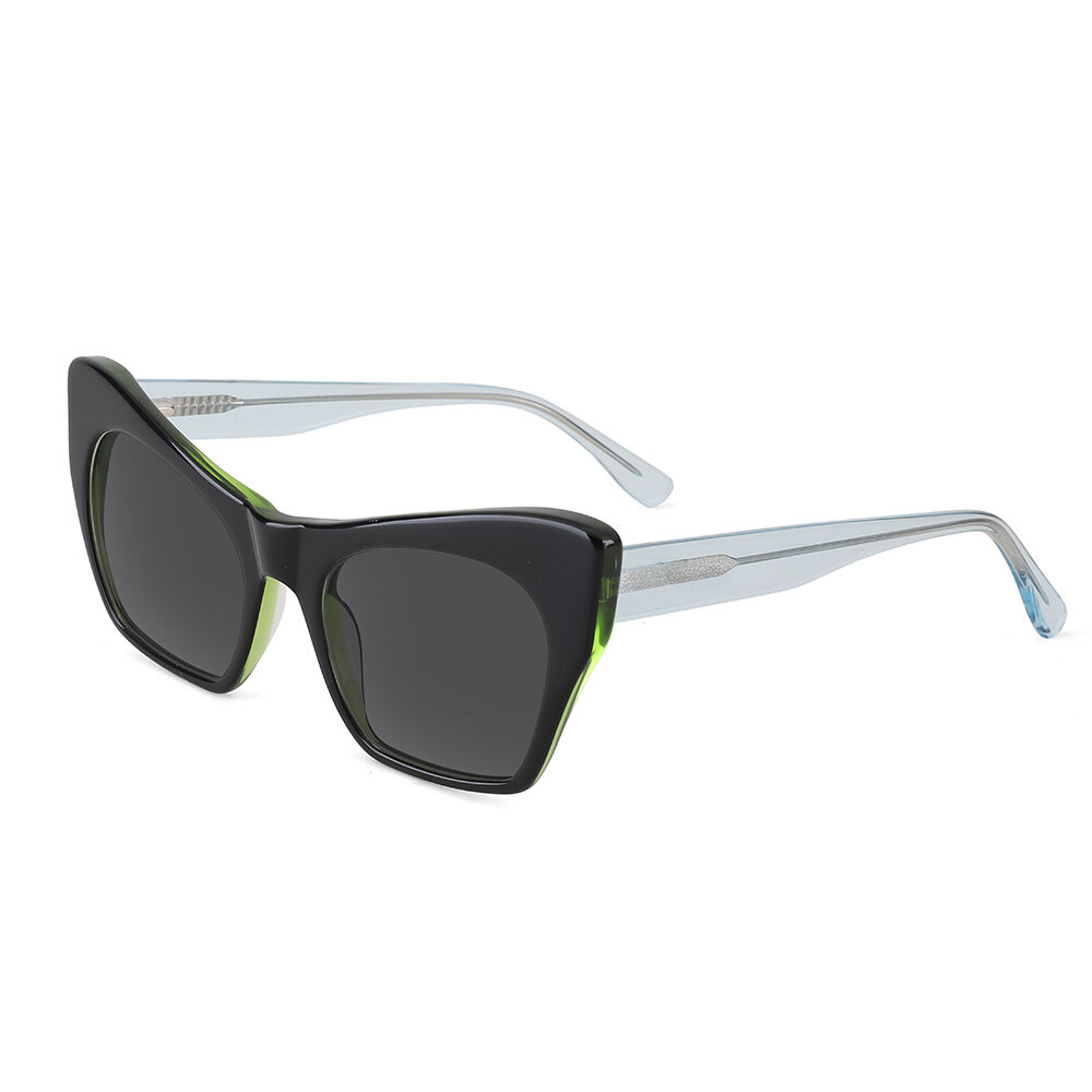 On Stage Cat Eye Black/Grey Sunglasses