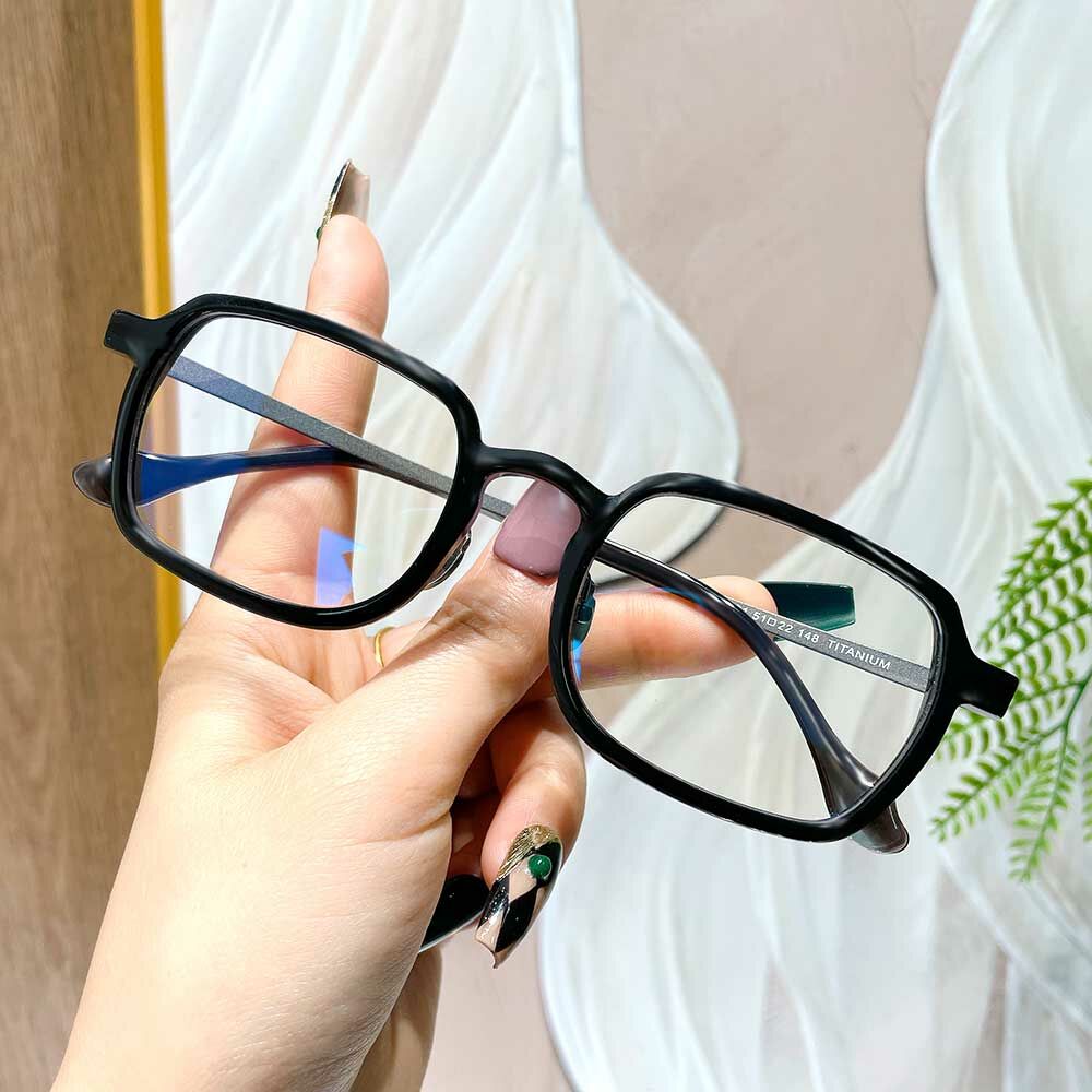 Lunettes de Vue Afra Rectangle Noir