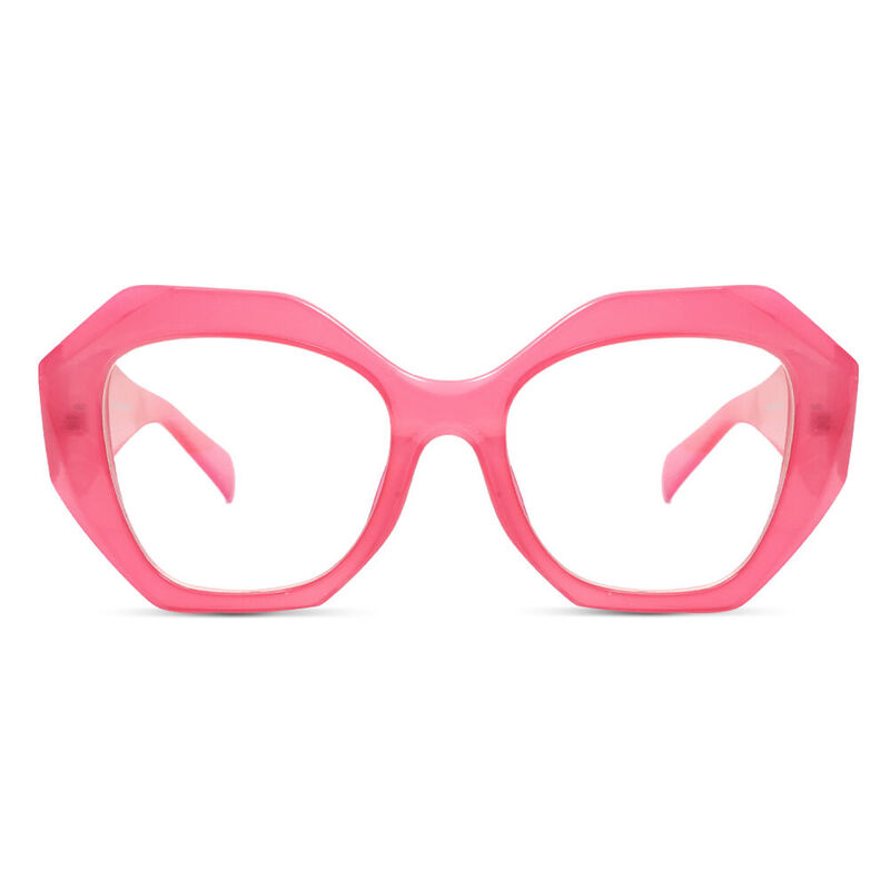 Sebasta Geometric Pink Glasses