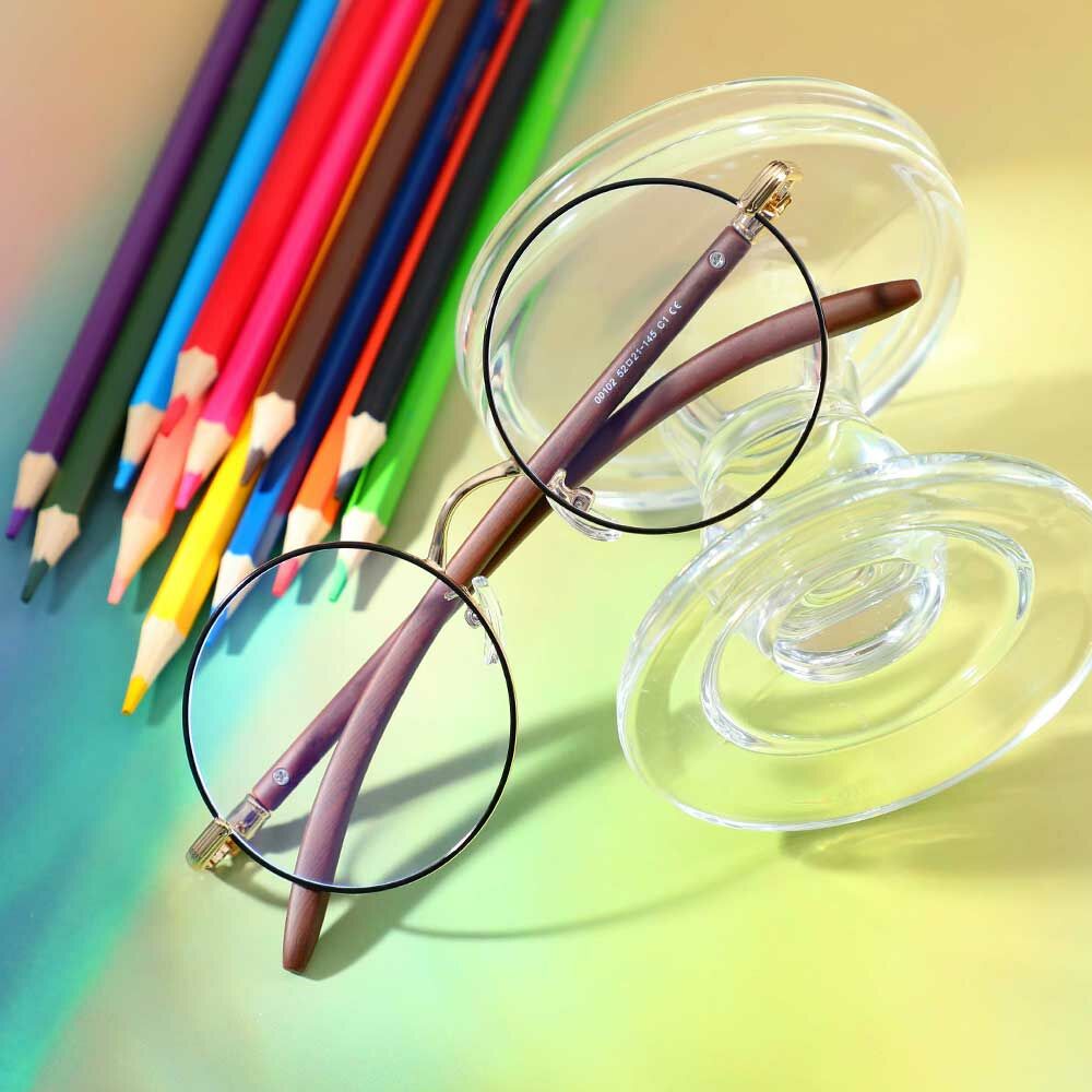 Rodney Runde Schwarze Brille