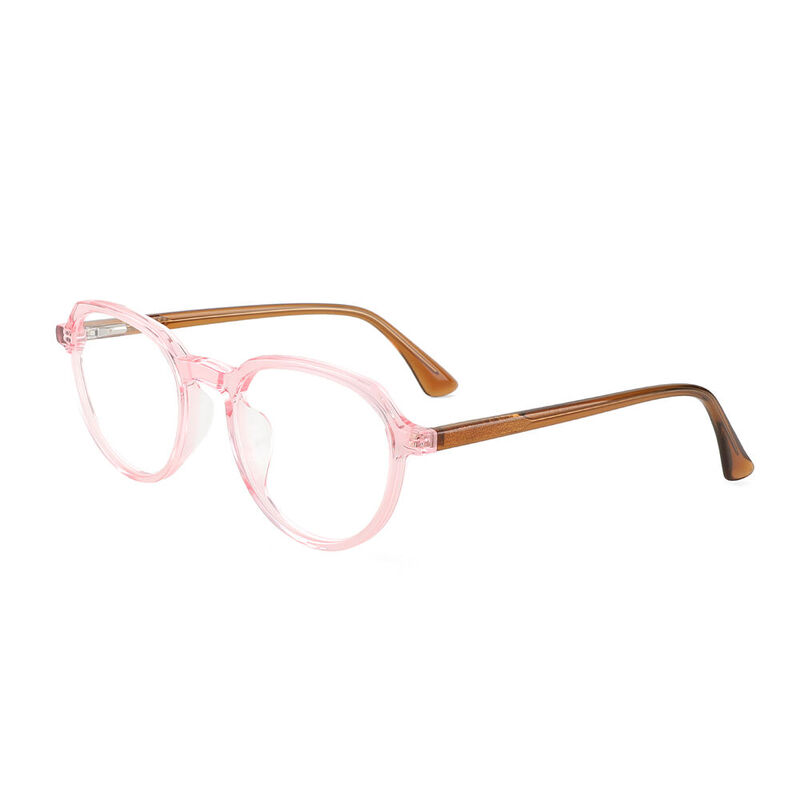Effy Round Pink Glasses