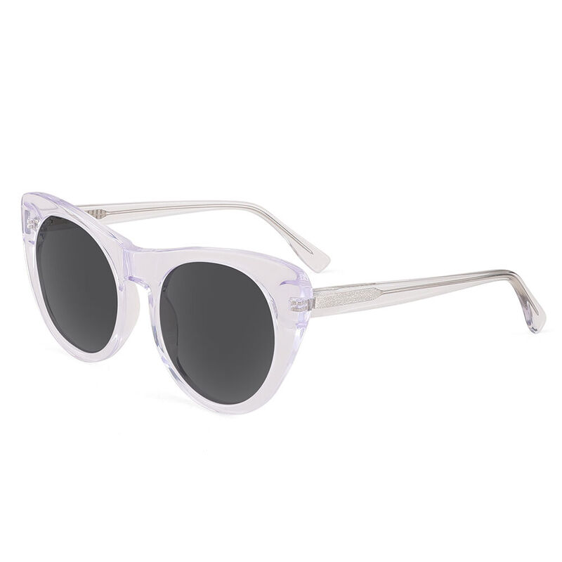 Marsa Cat Eye Transparent Sunglasses