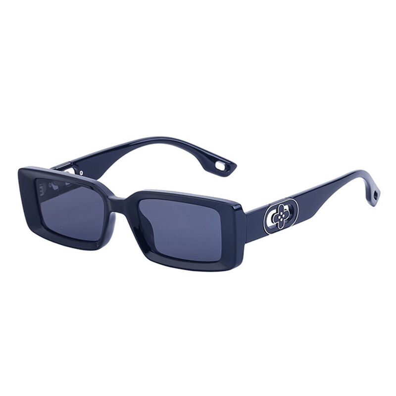 Strive Rectangle Black Sunglasses