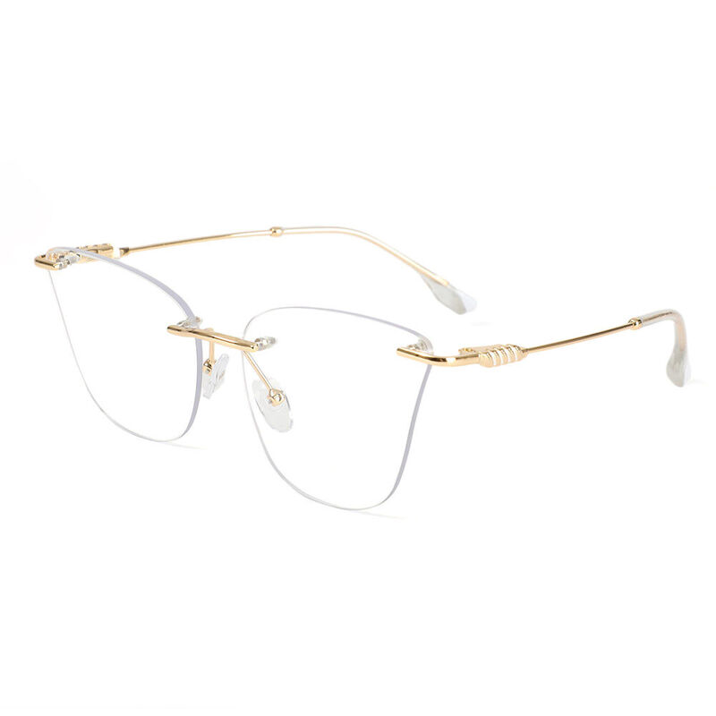 Occam Cat Eye Clear Glasses