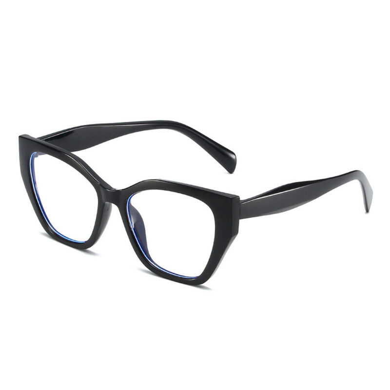 Rita Cat Eye Black Glasses