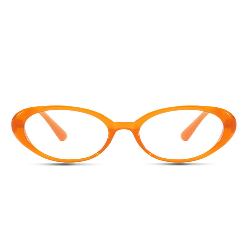 Harliy Oval Orange Glasses