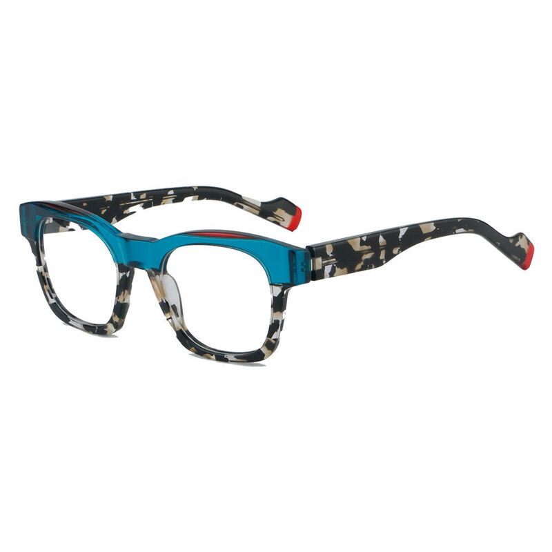 Ivasa Square Blue Glasses