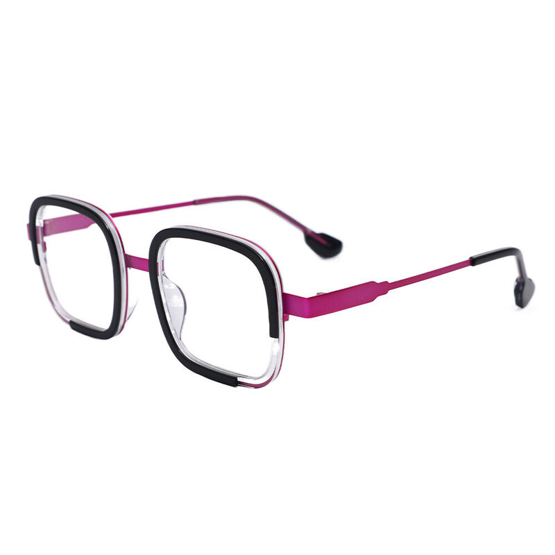 Frede Square Black Glasses