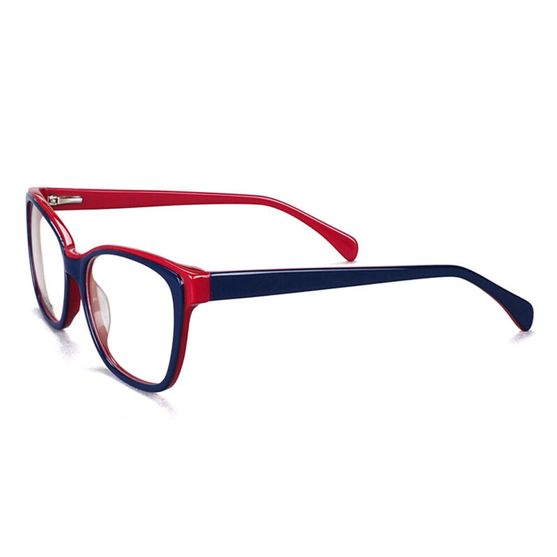 Edisea Square Blue Glasses