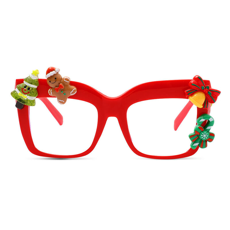 Terri Cat Eye  Christmas Tree Glasses