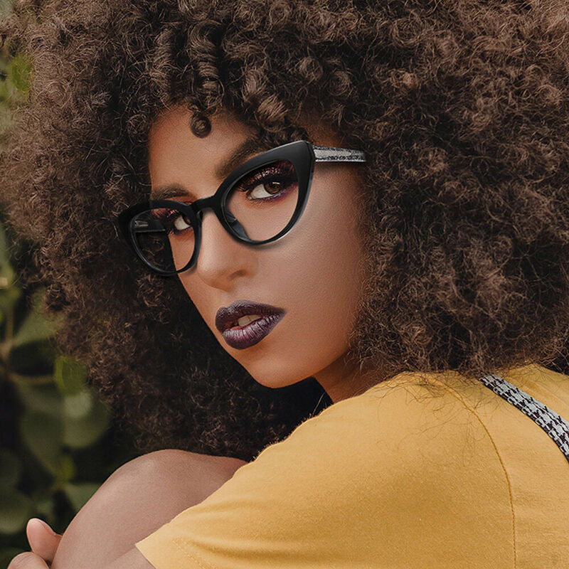 Howard Cat Eye Red Glasses