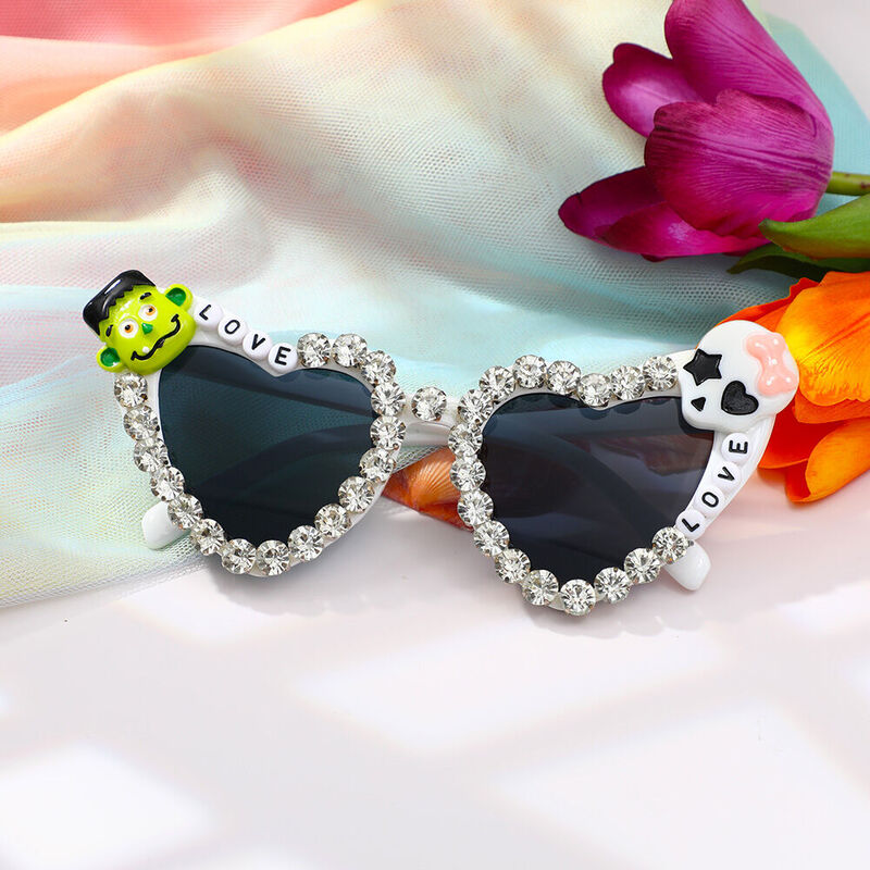 Lunettes de Vue Cedriea Cœur Vert Monstre