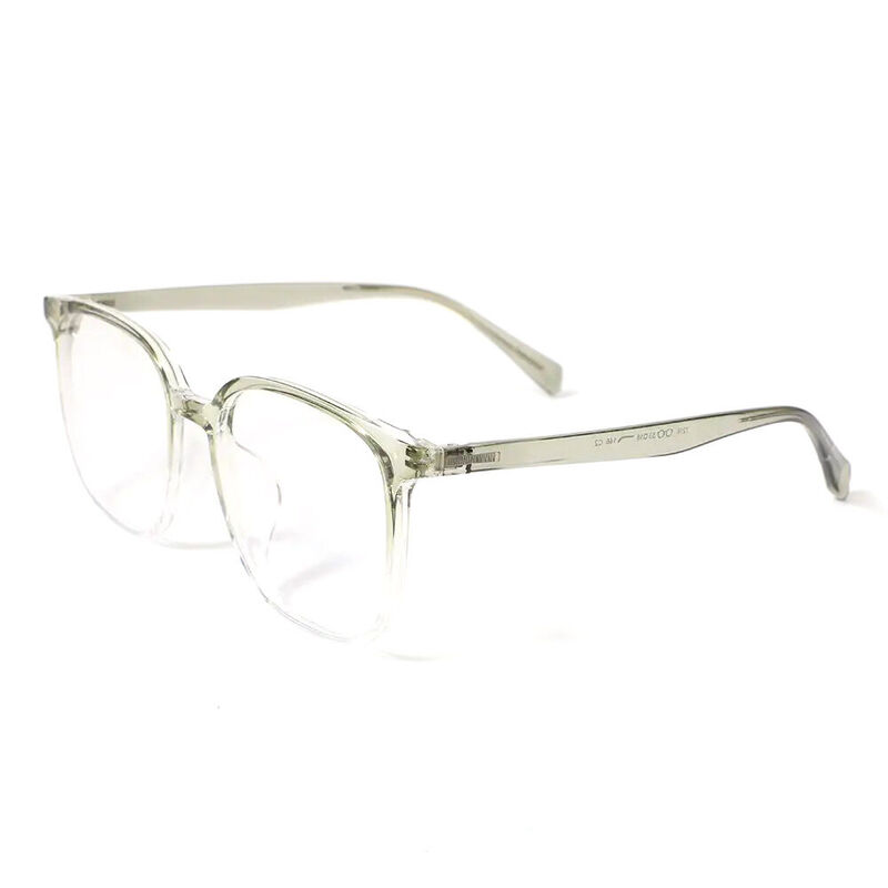Norton Square Green Glasses