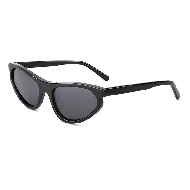Hera Cat Eye Black Sunglasses