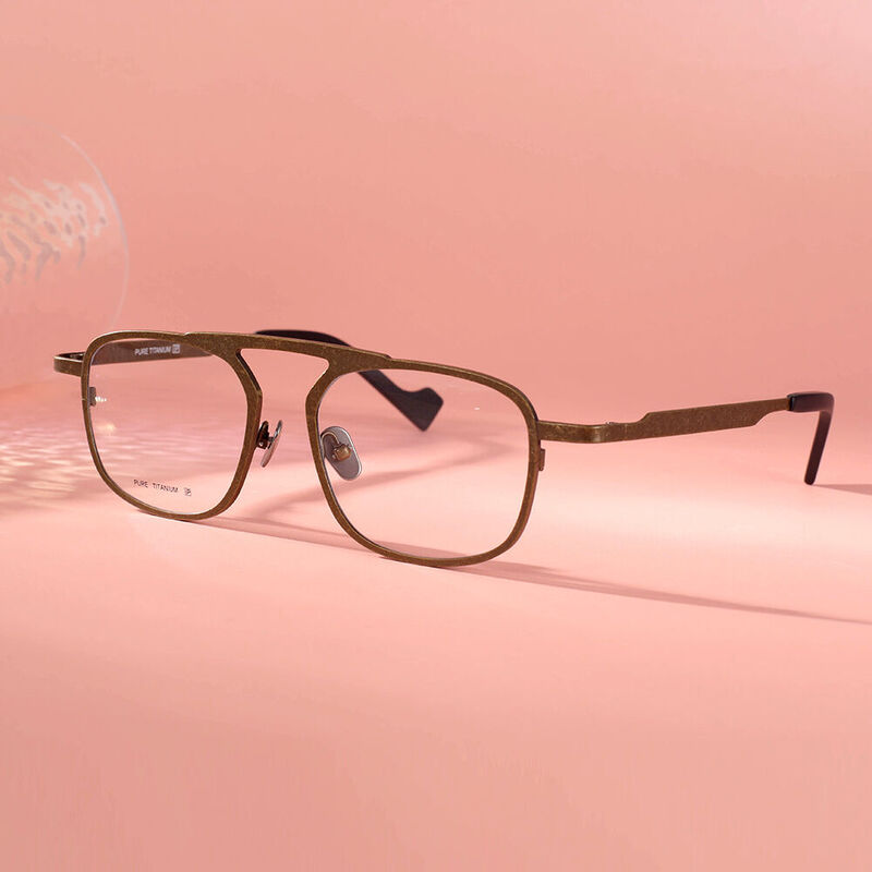 Frankie Aviator Copper Glasses