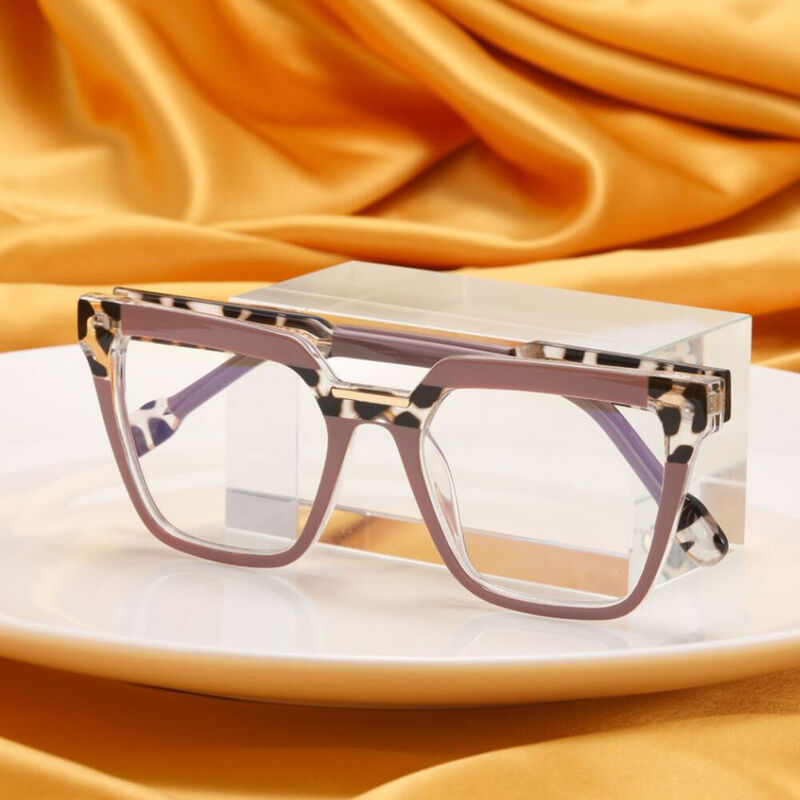 Chet Square Brown Glasses