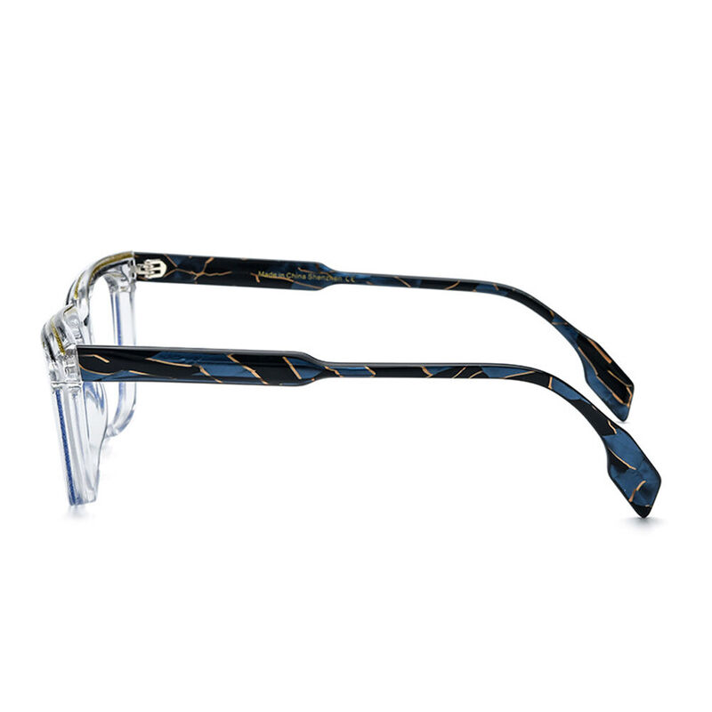Shanell Square Blue Glasses