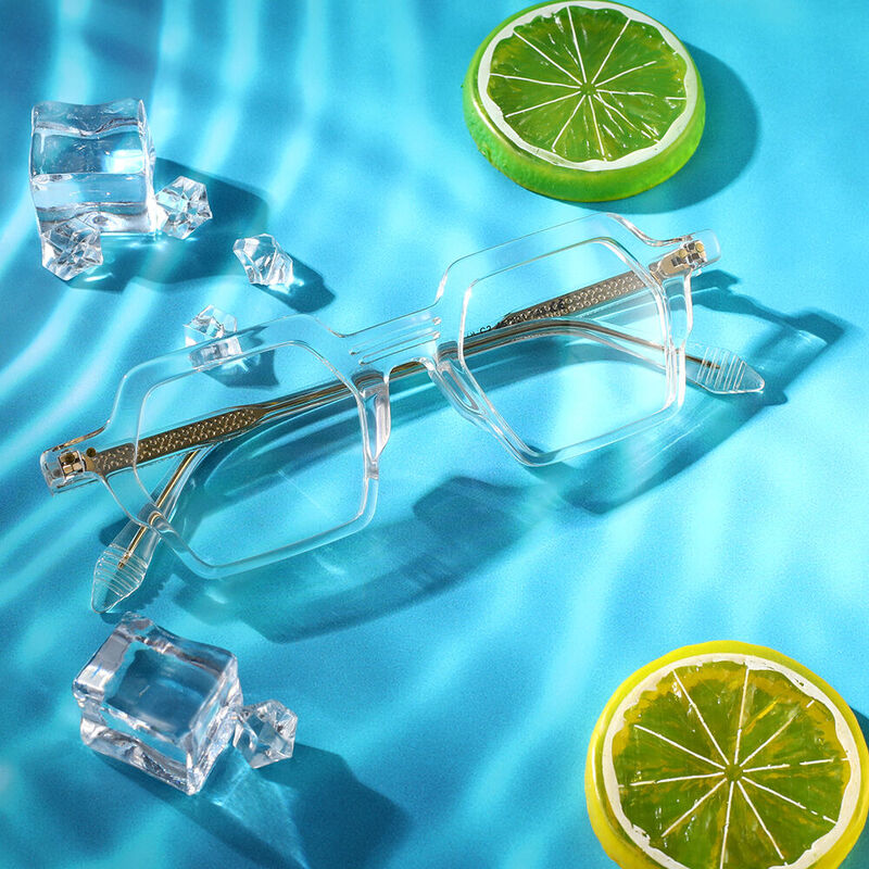 Murphy Geometric Clear Glasses