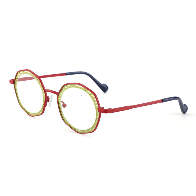 Kerr Round Red Glasses