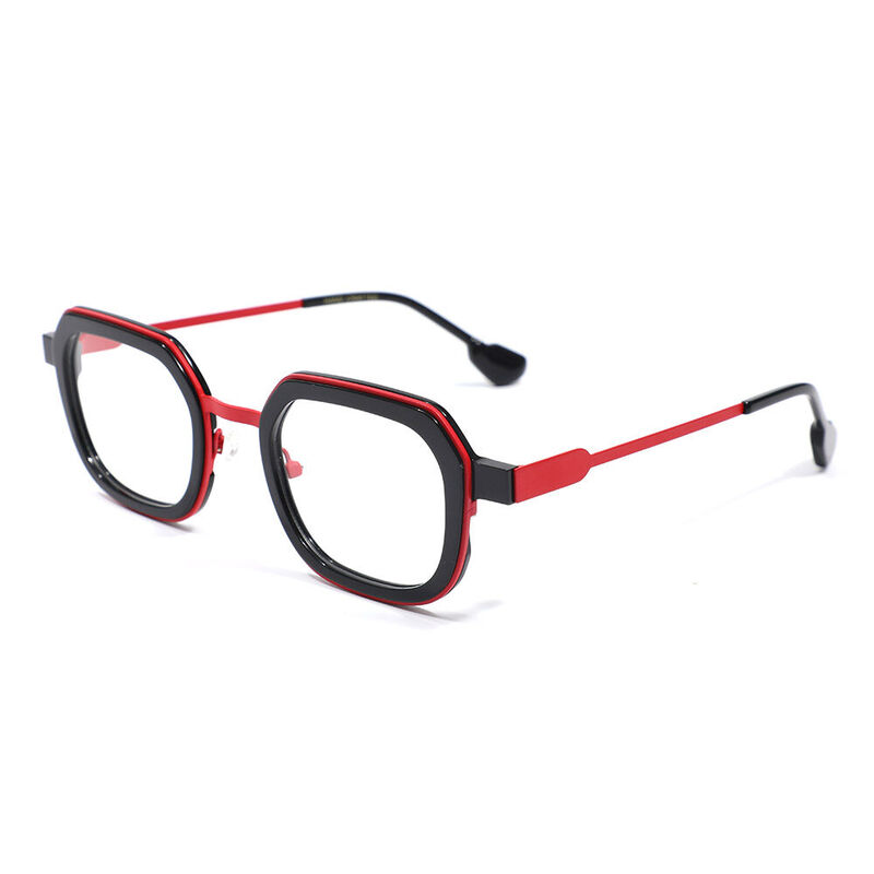 Luci Square Black Glasses