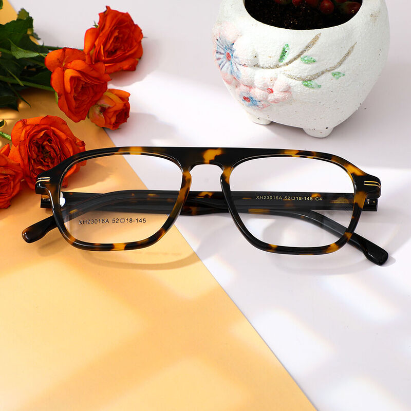 Swinbure Square Tortoise Glasses