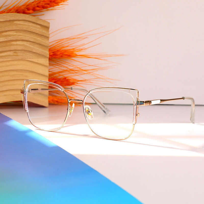Beniene Cat Eye Clear Glasses