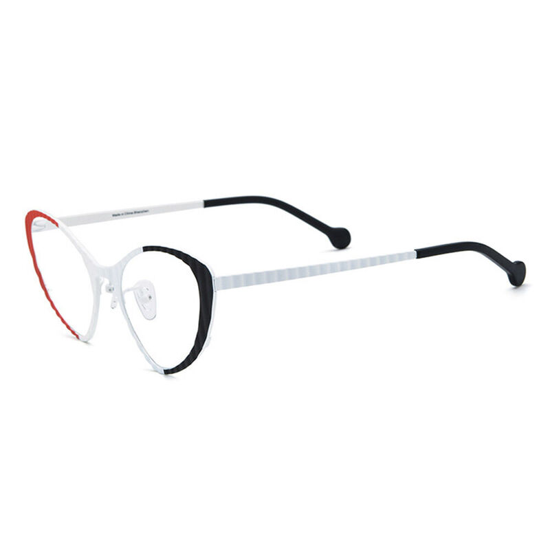 Occhiali da Vista Washingto Cat Eye Bianco